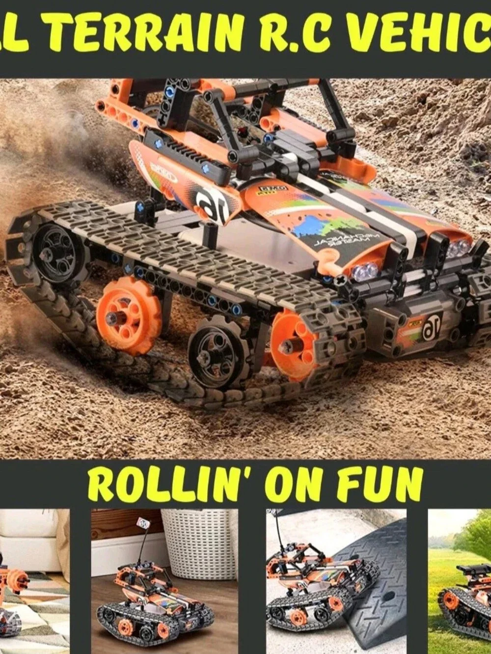 Kididdo Remote Control Building Toys STEM Robot Kit Incomplete FOR REPLACE PARTS